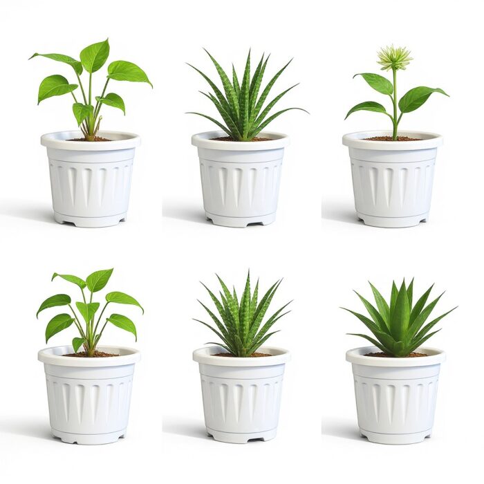 Tropical Botanic Plastic grow pots
