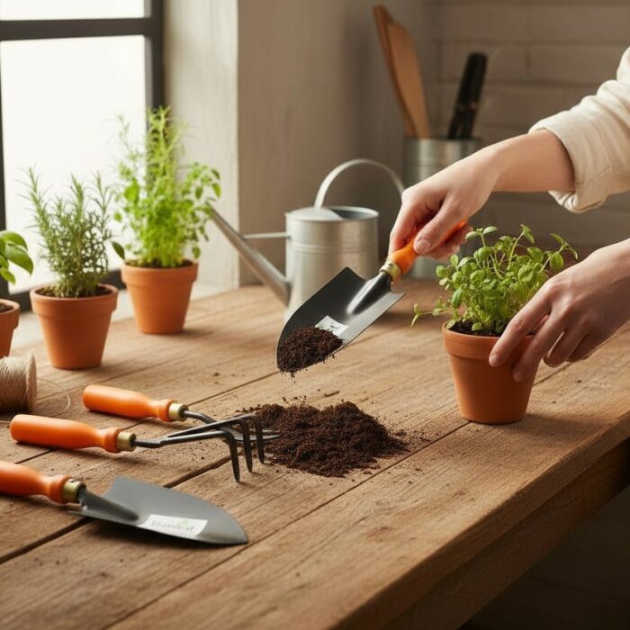 tropcial botanic gardening tool kit