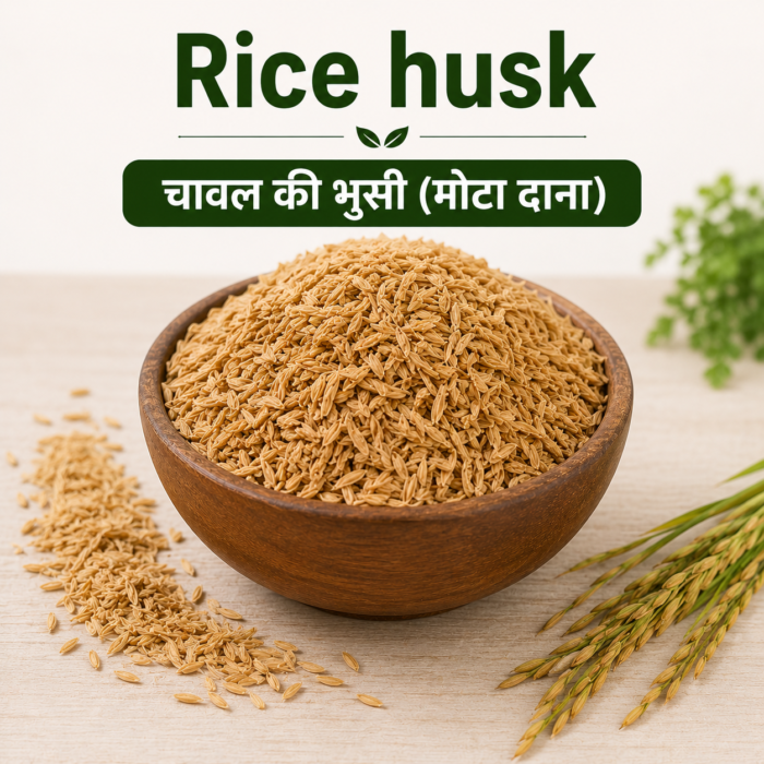 Rice Husk for Hibiscus Potting Mix Rice husk used as a lightweight aerating ingredient in a hibiscus potting mix