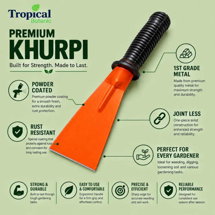 2 premium khurpi features tropical botanic