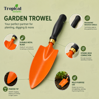 Tropical Botanic Premium Big Trowel – Key Features Tropical Botanic Premium Big Trowel key features